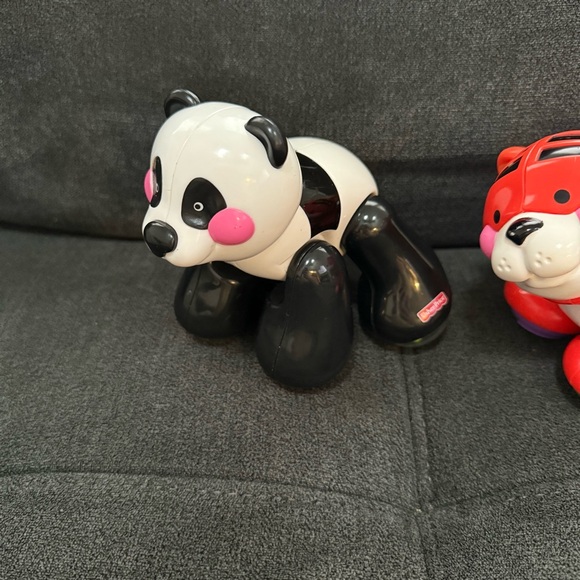 Vintage Fisher Price Amazing Animals Panda and Tiger - Picture 4 of 8